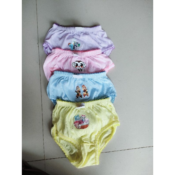 Celana Dalam Anak Perempuan umur 3-9tahun/CD anak cewek bahan katun soft dingin