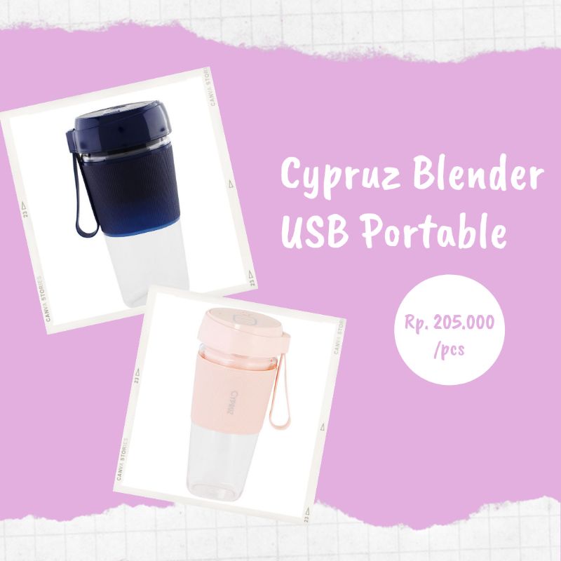 Cypruz Blender USB Portable
