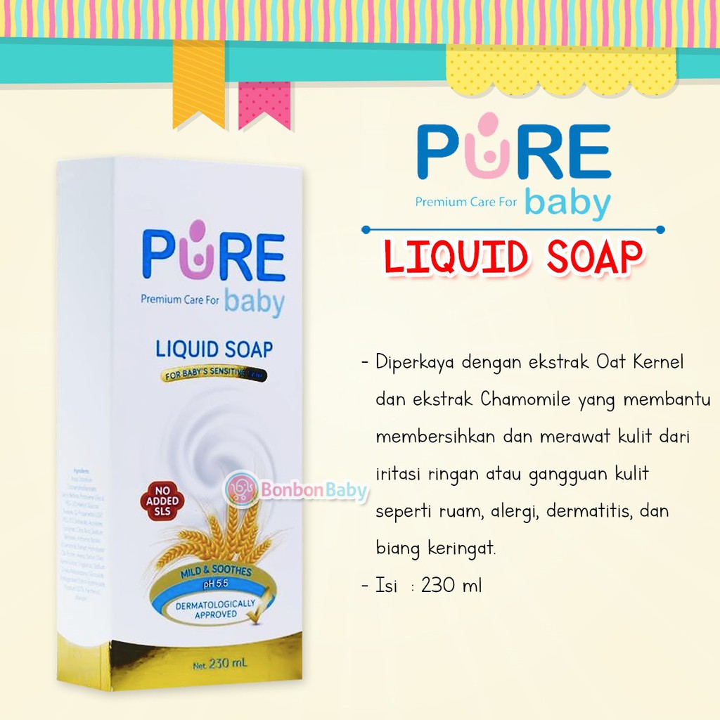 Sabun Pure BB Liquid Soap 230ml