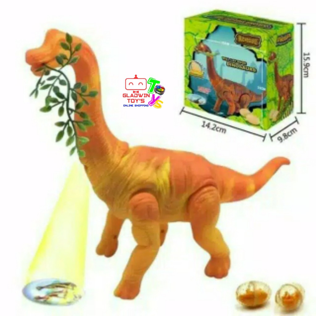 READY MAINAN DINOSAURUS BERTELUR(GIGIT DAUN)