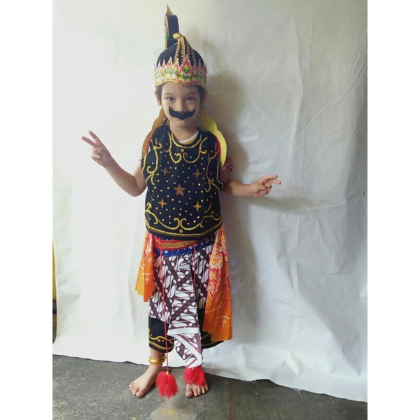 Kostum Baju Gatotkaca Anak Set Lengkap
