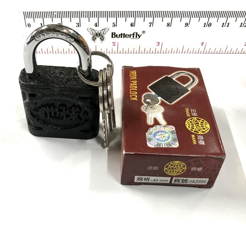 GEMBOK HITAM GLOBE 40 MM