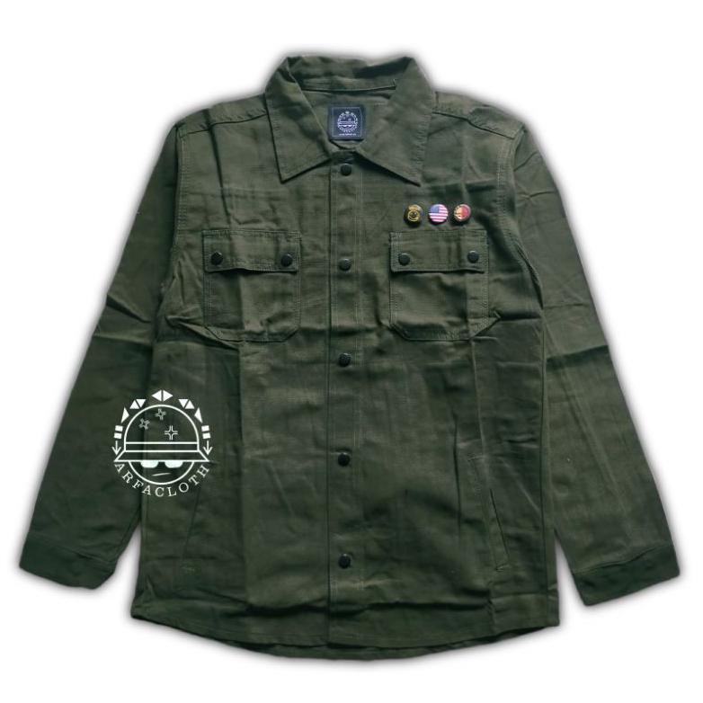 ARFACLOTH / FIELD JACKET GREEN ARMY