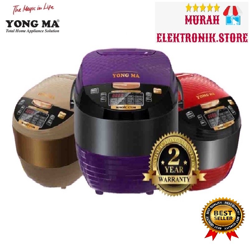 MAGIC COM / RICE COOKER YONG MA / YONGMA SMC / YMC 8027 / 802 [2 LITER] (GARANSI RESMI)