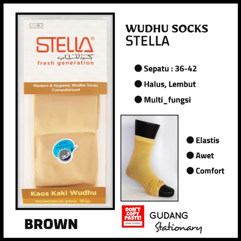 Kaos Kaki Wudhu Pria Wanita STELLA