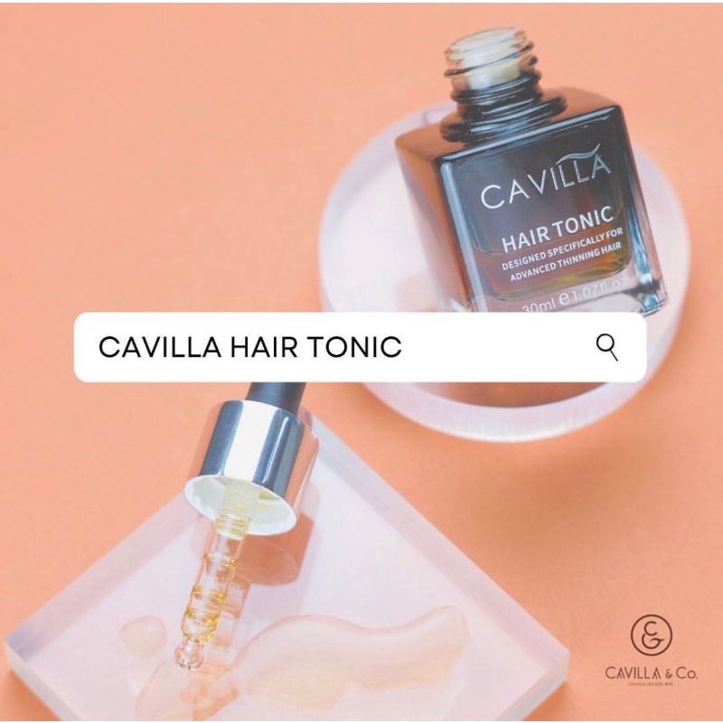 Heygan - CAVILLA HAIR TONIC / SERUM PENUMBUH RAMBUT RONTOK CEPAT ALAMI / CAVILLA EYELASH SERUM