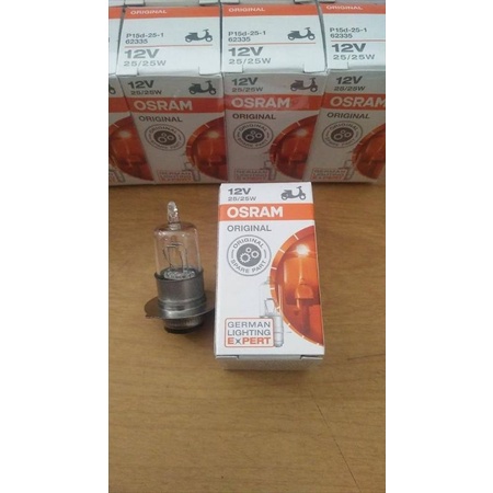 Bohlam Depan/Lampu Depan MERK OSRAM 12V/25W ALL MOTOR