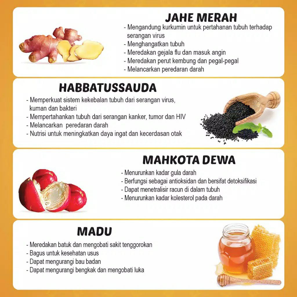 [BELI 2 BONUS 1 RCG] AMH Jahe Merah Madu Propolis Renceng ( isi 10 pcs)