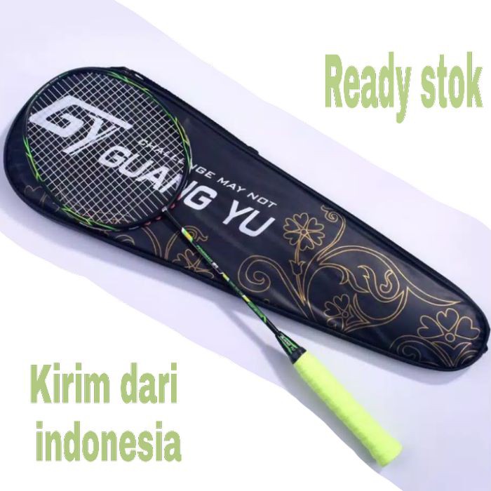 Promo RAKET BADMINTON GUANG YU - ORIGINAL - IMPORT - FULLCARBON - ANTI PATAH Diskon