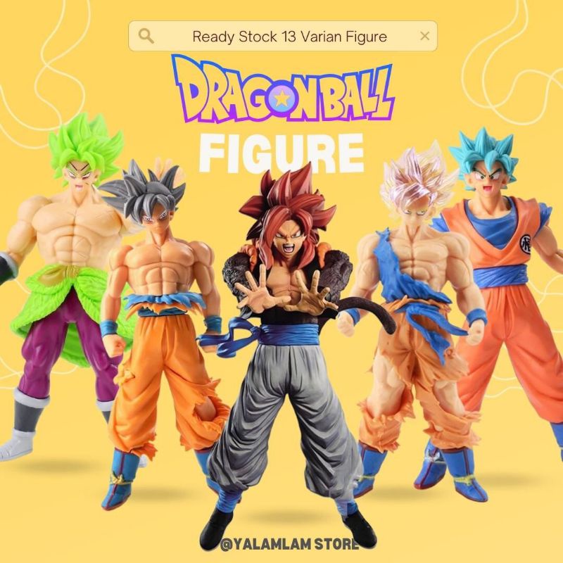 ACTION FIGURE DRAGON BALL Z SUPER GOKU SUPER SAIYAN ULTRA INSTING GOGETA VEGETA BROLY JIRENF