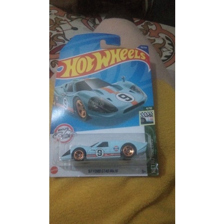 Hotwheels Gulf '67 Ford GT40 MK.IV Error Salah Hadap