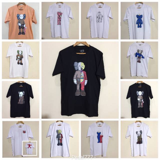  BISA COD BAJU  KAOS  TSHIRT DISTRO UNISEX CEWEK COWOK KAWS 