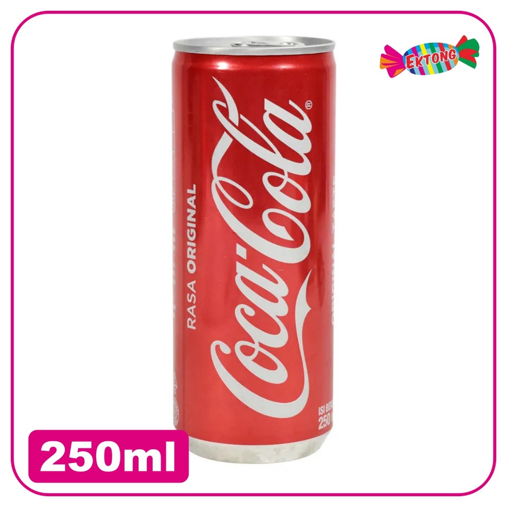 

Coca Cola Kaleng 250ml (Slim)