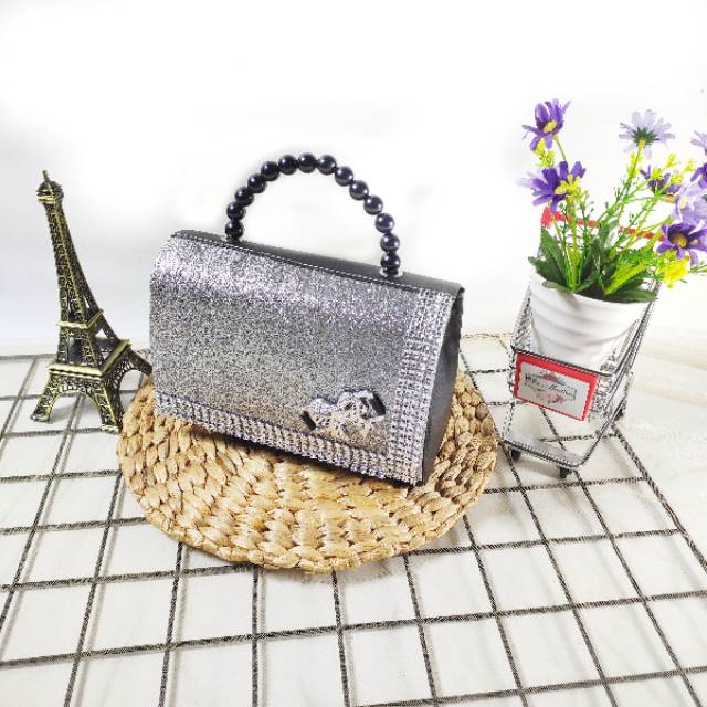 Aizolshop tas pesta HANI  clutch pesta tas kondangan ukuran 18×7×13 cm tas wanita murah