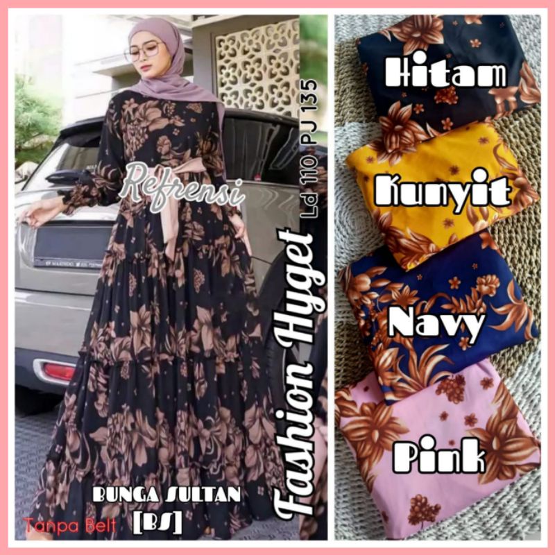 [Fashion Muslim] GAMIS HYGET PART 2 kekekinian | busui | murah | jumbo | motif