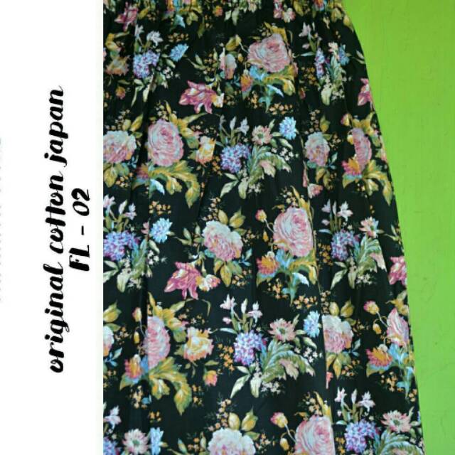 Rok Katun jepang Hitam