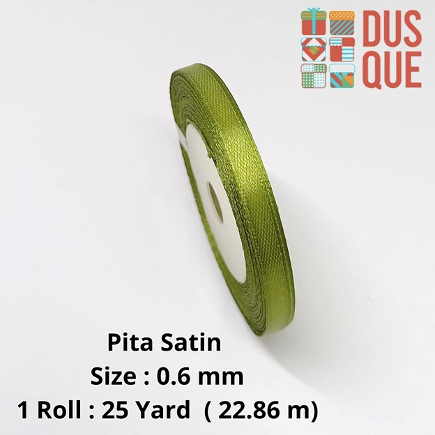 

( 1 ROLL) PITA SATIN DEEP GREEN DIAMETER SIZE 0.6 MM / PITA LEBARAN / IDUL FITRI