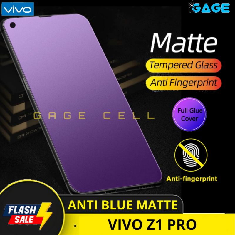 TEMPERED GLASS ANTI BLUE MATTE VIVO Z1 PRO TG ANTI GORES KACA RADIASI VIVO Z1PRO SCREEN PROTECTOR