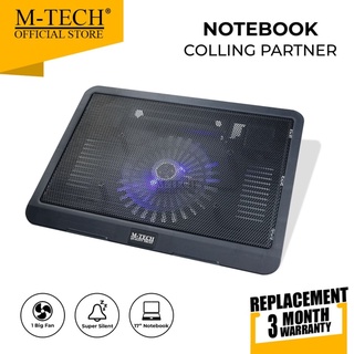 M-Tech Laptop Cooling Pad Kipas Fan Coolingpad Notebook - MTC-NC-CP-01 - Hitam