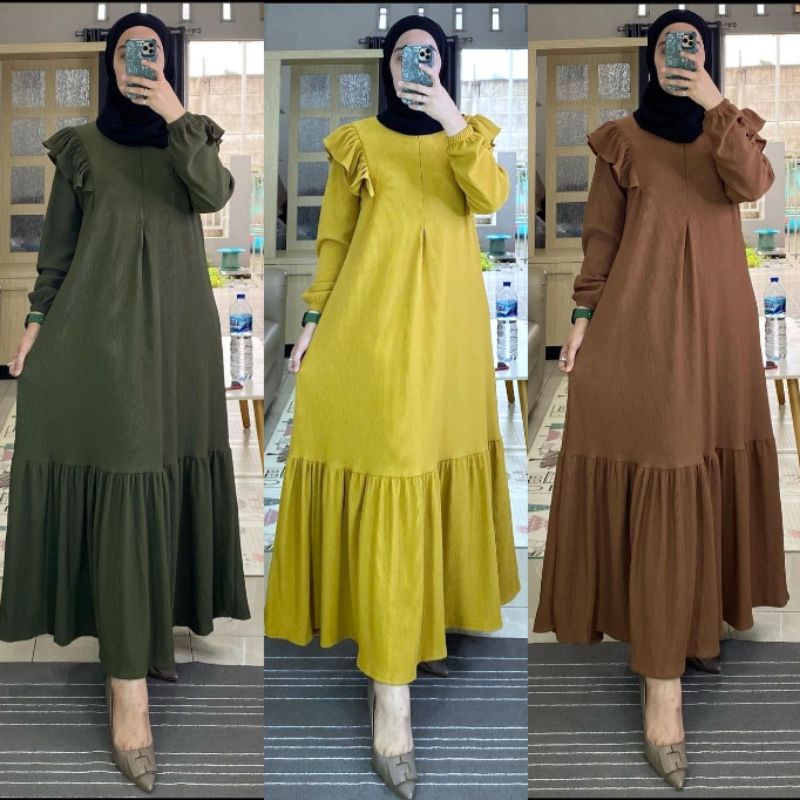 Gamis terbaru wanita muslim irina dress