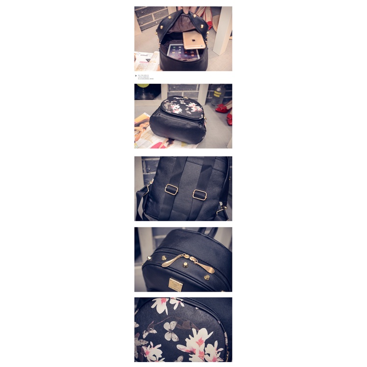 Satu7an T59 Tas Ransel Wanita Mini Korean Style Fashion Simple Tas Import Tas Punggung Cewek Backpack PU