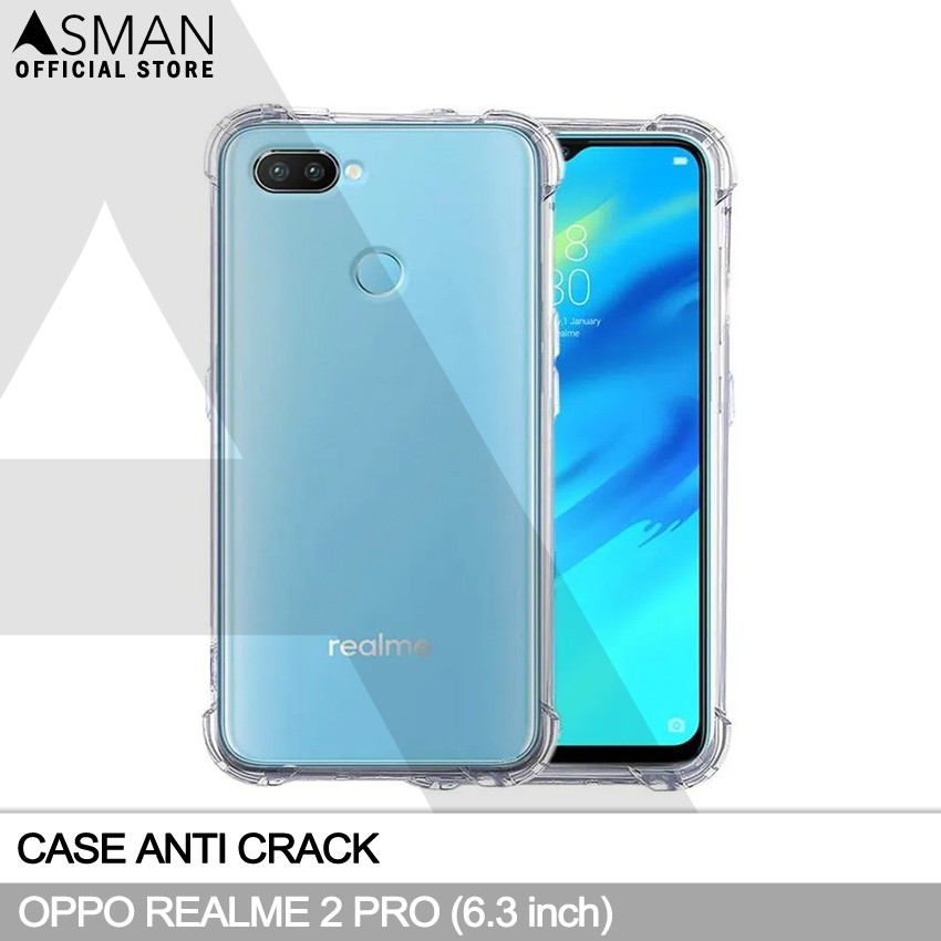 Anti Crack OPPO Realme 2 Pro (6.3&quot;) | Soft Case Anti Bentur - Clear