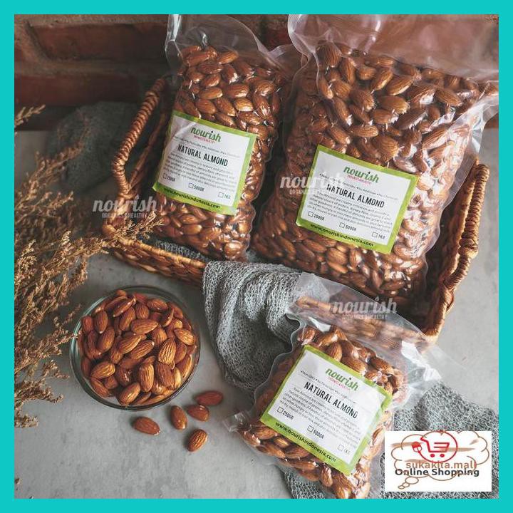 

U79Iytut- Almond Mentah Kupas Utuh Dengan Kulit Ari 1 Kg (Raw Whole Almond) Ae5Wrf4-