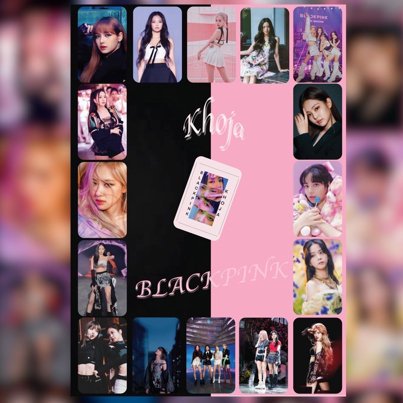 

BLACKPINK PHOTOCARD EDITION DENGAN BOX ISI 17 / JUAL SATUAN DENGAN BOX ART CARTOON LAMINATING