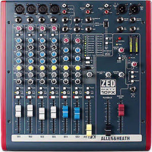MIXER ALLEN & HEATH ZED60-10FX ORIGINAL GARANSI RESMI