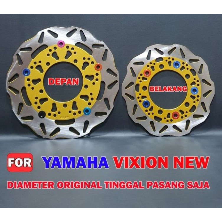 &lt;Promo&gt; piringan set vixion depan belakang monel vixion new-old-nvl-nva-dll