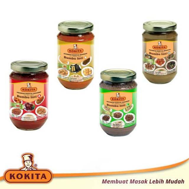 KOKITA BUMBU INTI A,B,C,D 350 Gram