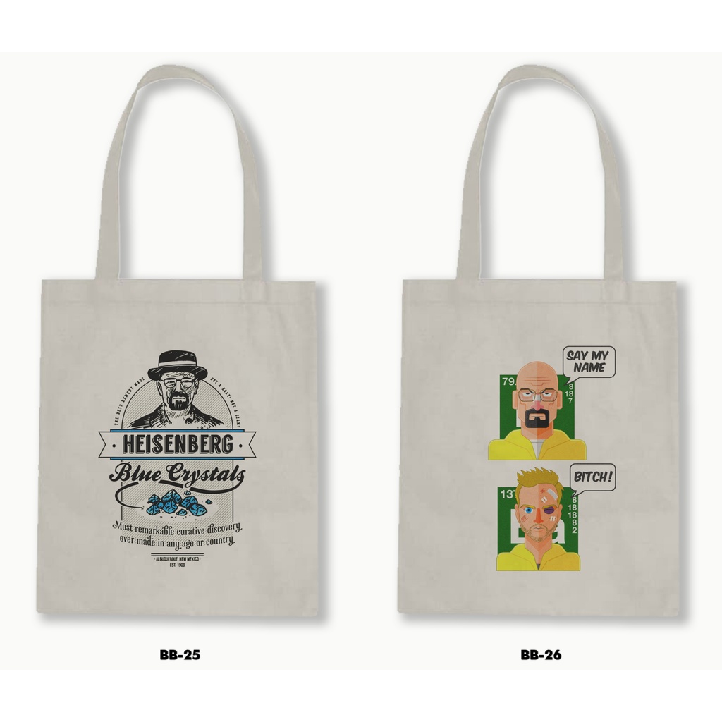 TOTE BAG BLACU - BREAKING BAD 02