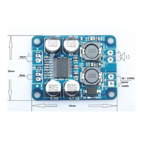 Digital Power Amplifier PBLT (60W) Mono ( 467 )