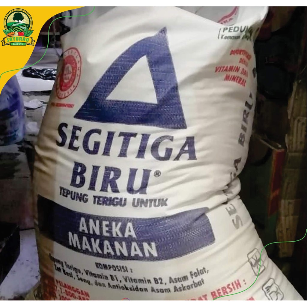 

Segar Tepung terigu segitiga curah /kg