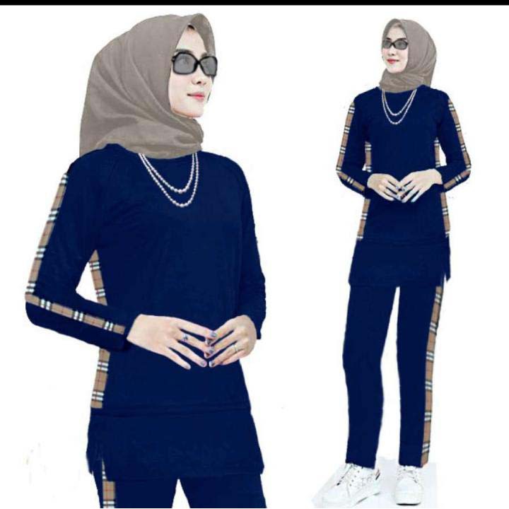 LVB Setelan Training Wanita Muslim YOVI /Uk.L-XL-XXL -3XL/VIO/Track Suit Wanita/Setelan Olahraga Wanita/Set Senam Perempuan Muslimah BRBRY/ LAVEBEL