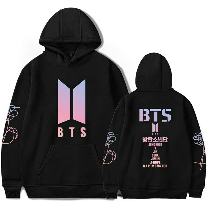 Sweater BTS official original import cottonpremium polyster - Putih