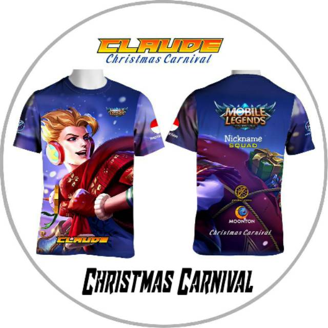 Kaos mobile legend claude