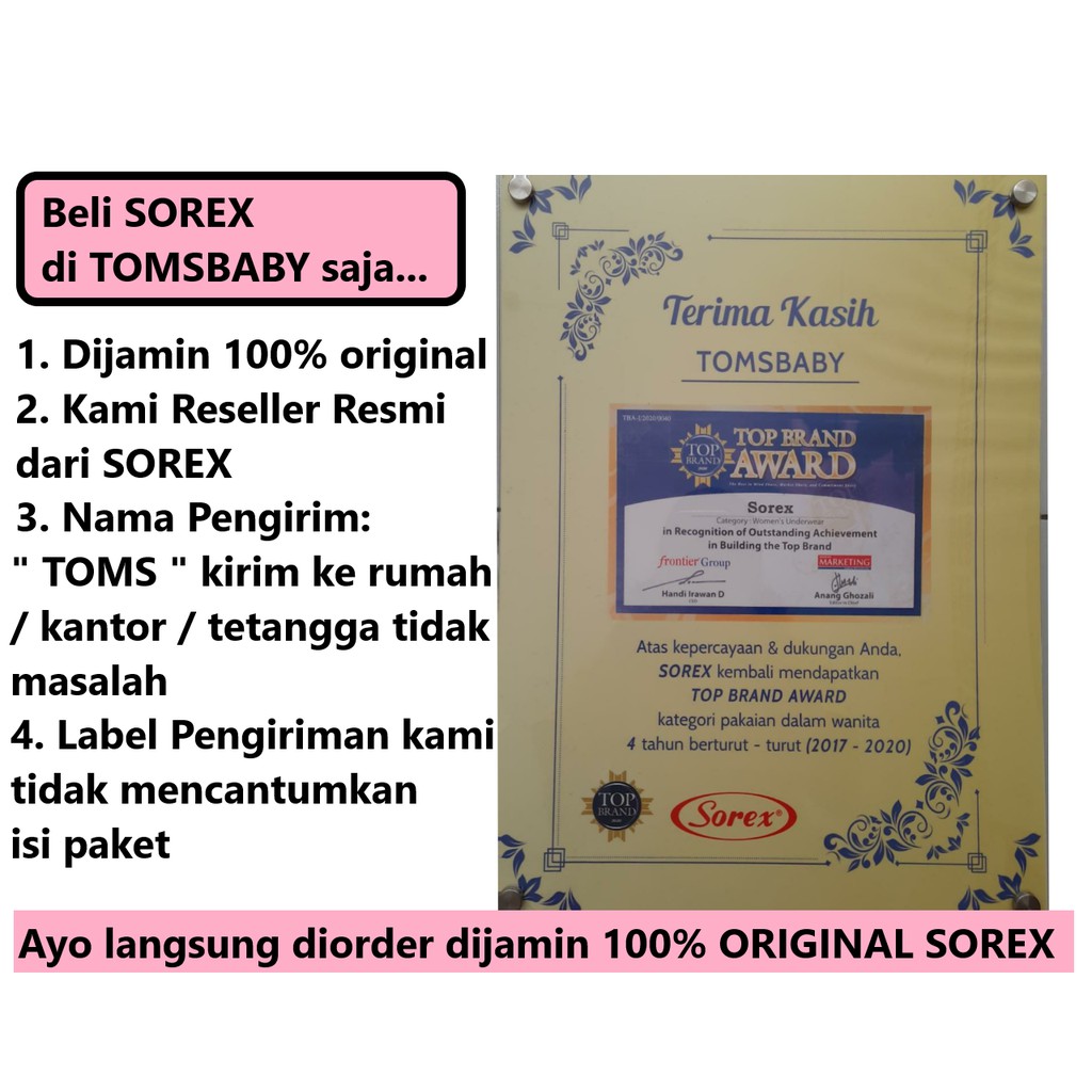 [COKELAT &amp; HITAM] SOREX 1pcs Korset Penyangga Perut Ibu Hamil Korset Hamil Sorex 4427