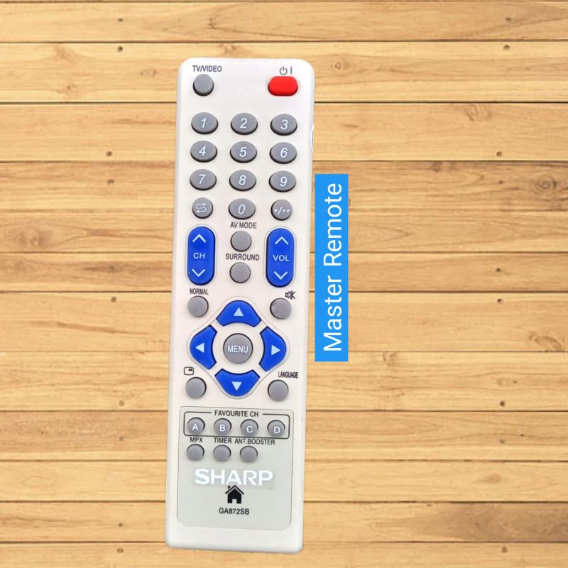 Remot Remote TV Sharp Alexander Slim II Tabung / Flat GA872SB