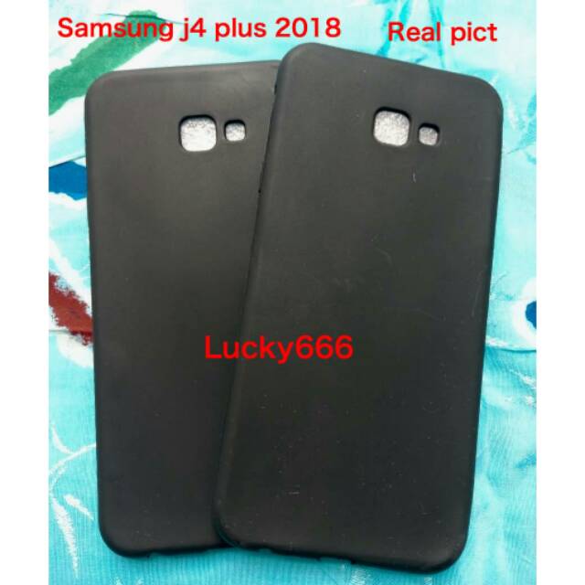 Silikon matte samsung j4 plus 2018 soft case hitam samsung galaxy j4 plus j4plus j4+ 2018