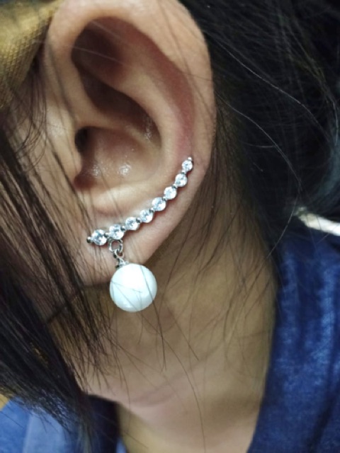 Anting wanita //anting mutiara // anting//perhiasan pengganti emas