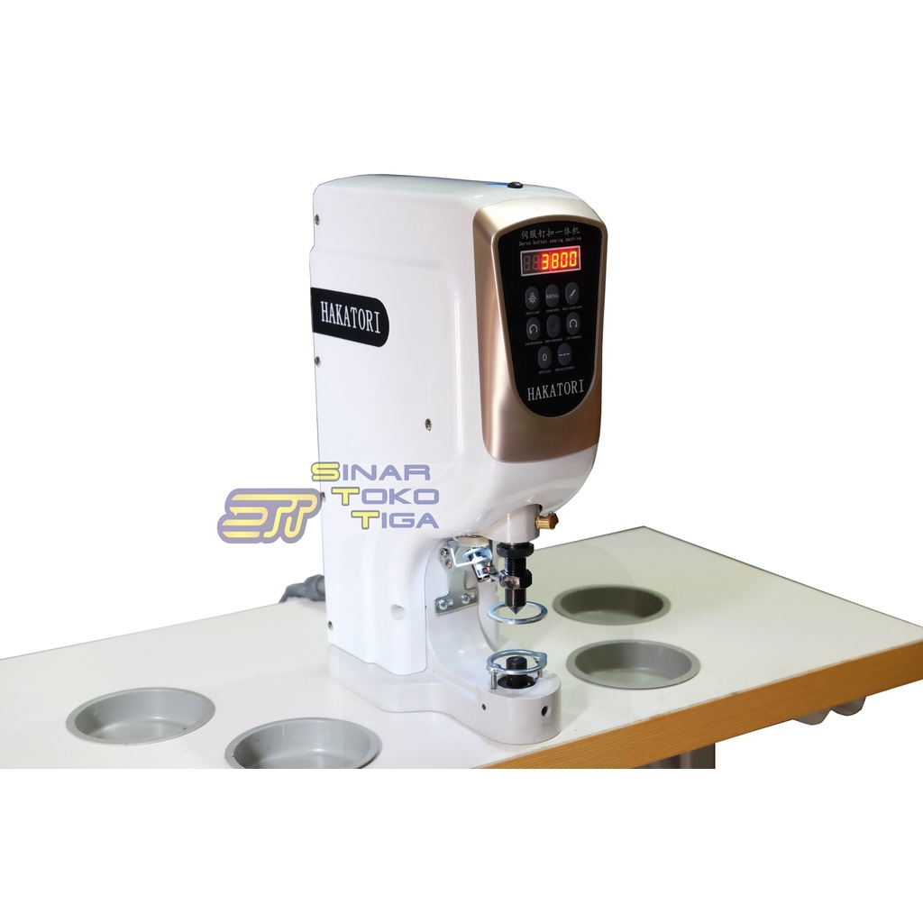 RIVET HAKATORI 818 MESIN RIPET PASANG KANCING JEPRET SNAP ON DIGITAL SERVO BUTTON SEWING MACHINE RIVET