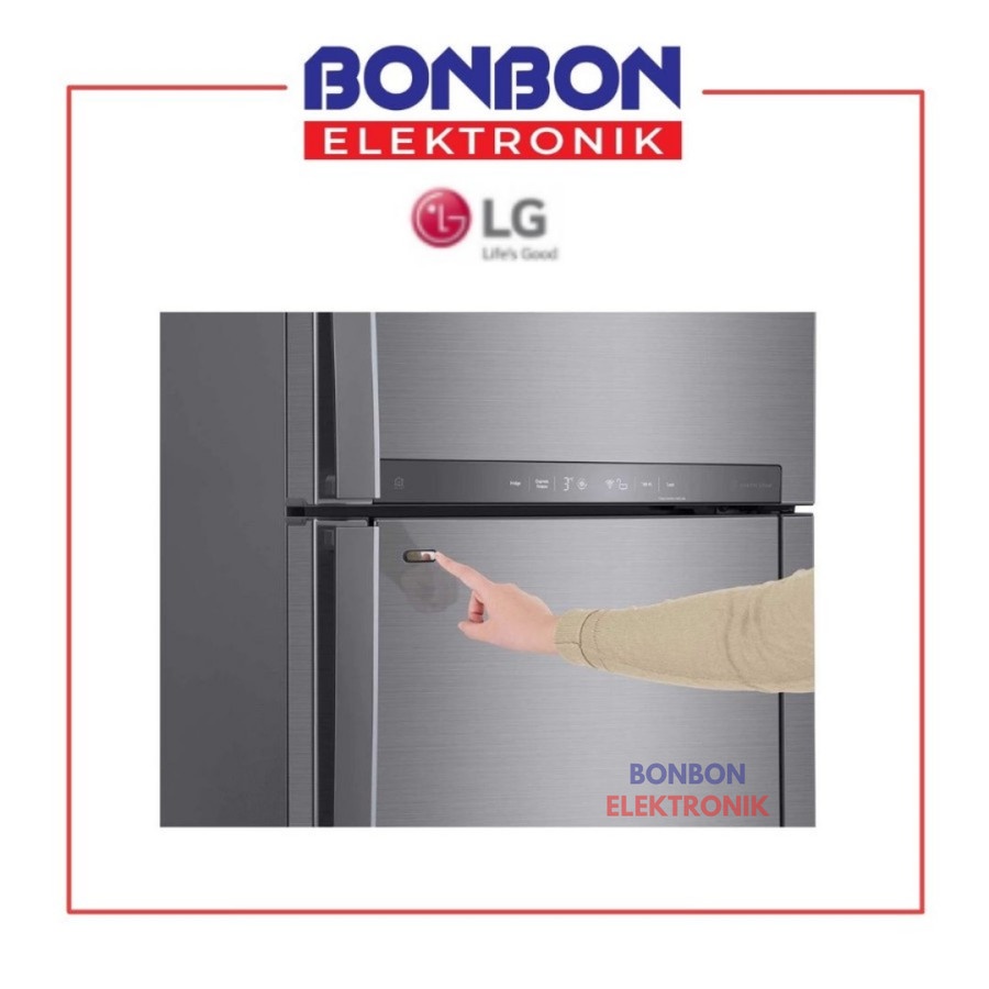 LG Kulkas 2 Pintu Door-in-Door Inverter GC-A502HLHU / GCA502HLHU 478L