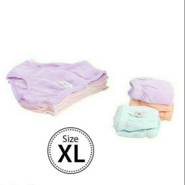 Celana dalam wanita XL tebal halus / CD wanita XL halus adem