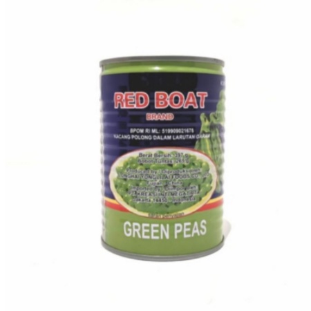 

Red Boat Brand Green Peas Kacang Polong Kaleng 397 gr