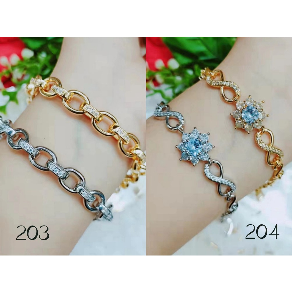 Gelang Xuping Rantai Permata Perhiasan Fashion 203,204