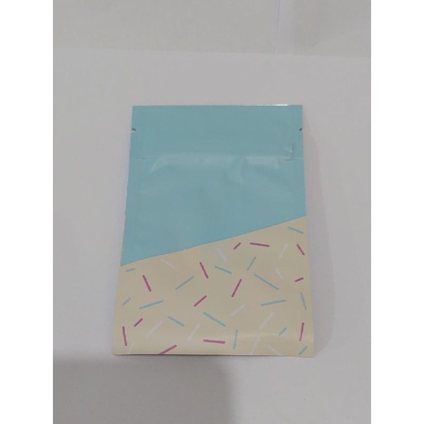 ZIPLOCK SACHET MOTIF WARNA MEWAH ZIPPER SACHET 8x12