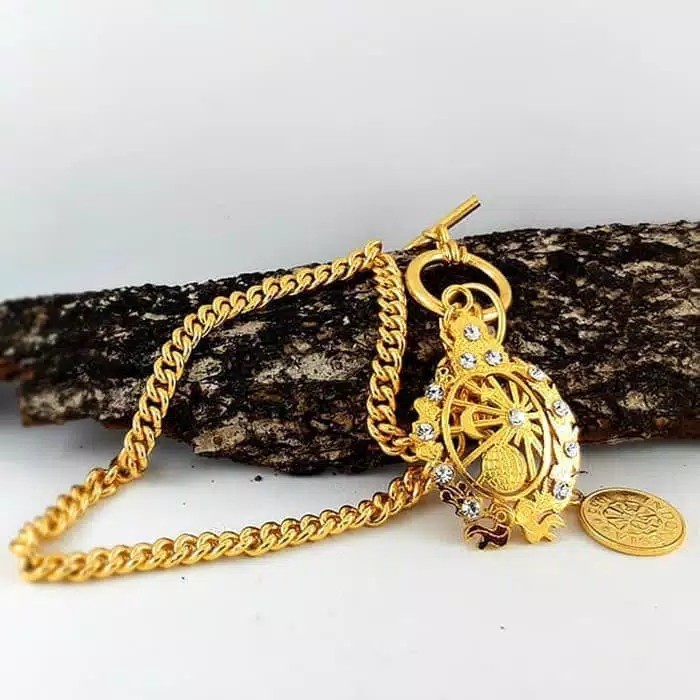 Pin Bros Rantai Baju Beskap Bros Logo Keraton Surakarta