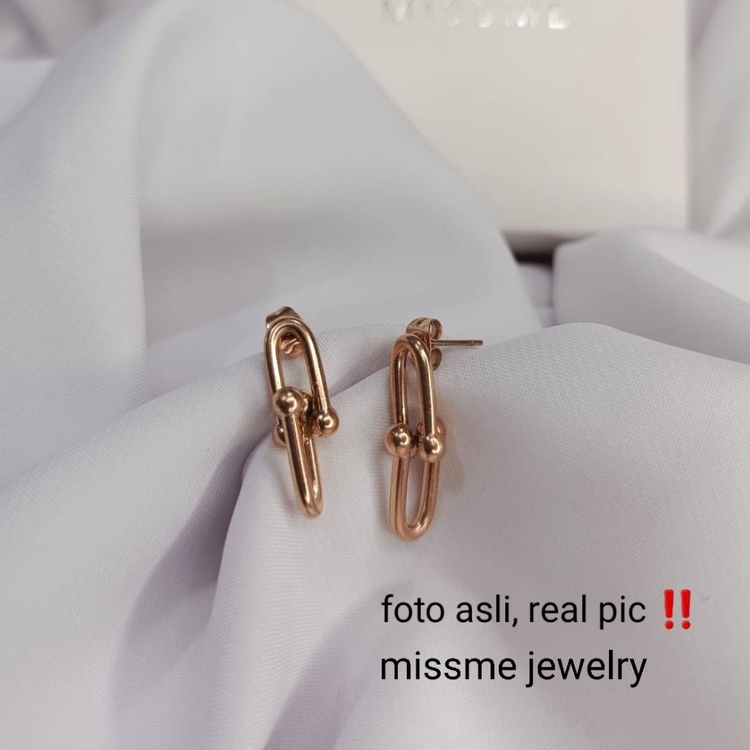 anting giwang wanita simple anti karat mirip emas asli