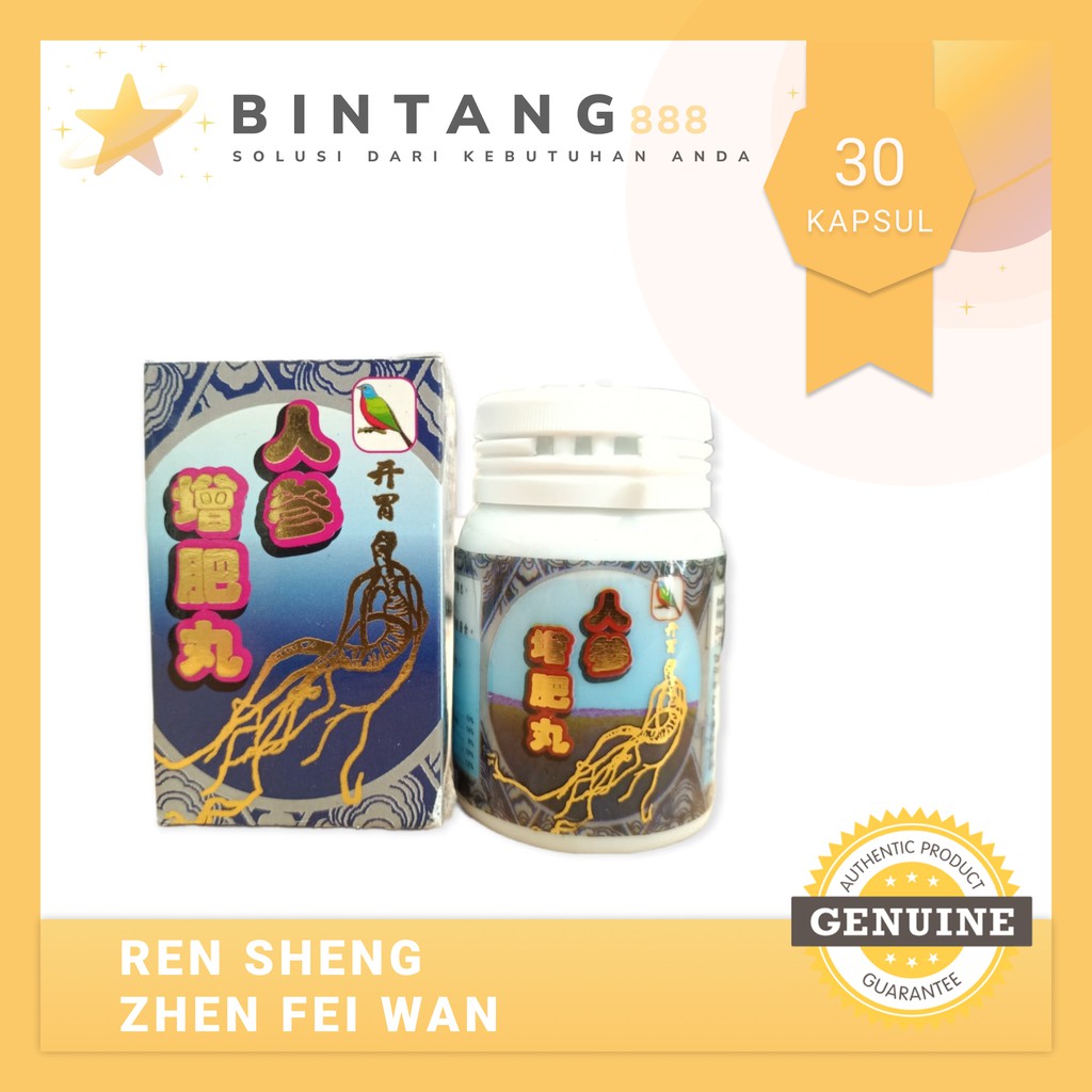 Jual Ren Sheng Zhen Fei Wan / ginseng biru ( ginseng penggemuk ) Shopee Indonesia